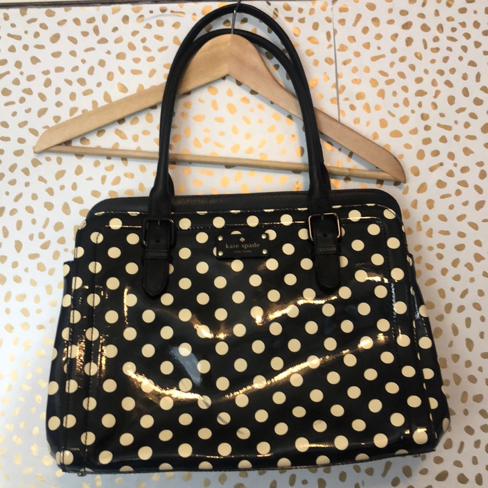 Kate spade polka dot tote/ office bag